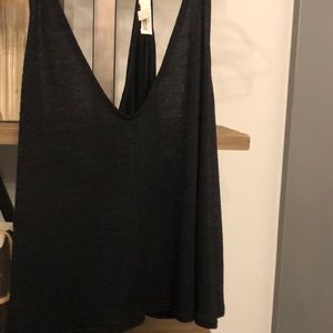 Black tank top